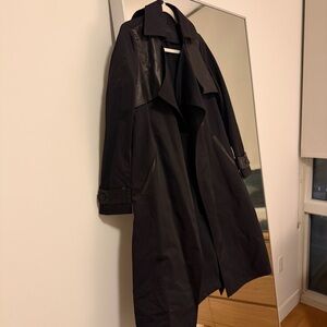 Navy & black Trench Coat